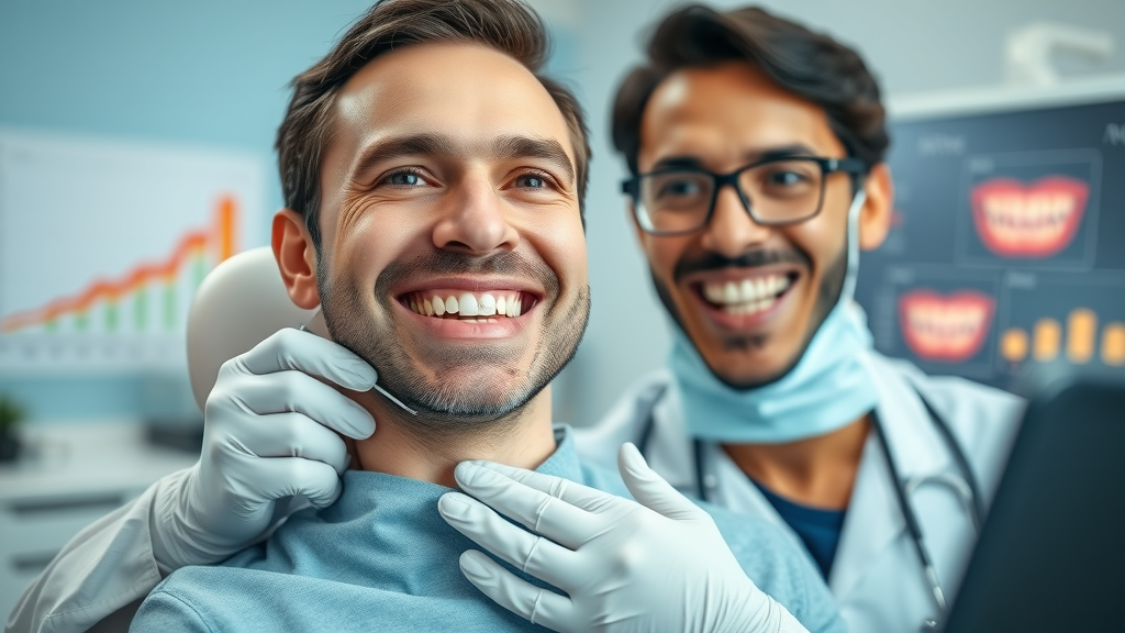 Dentist using advanced feedback system for improved dental patient outcomes